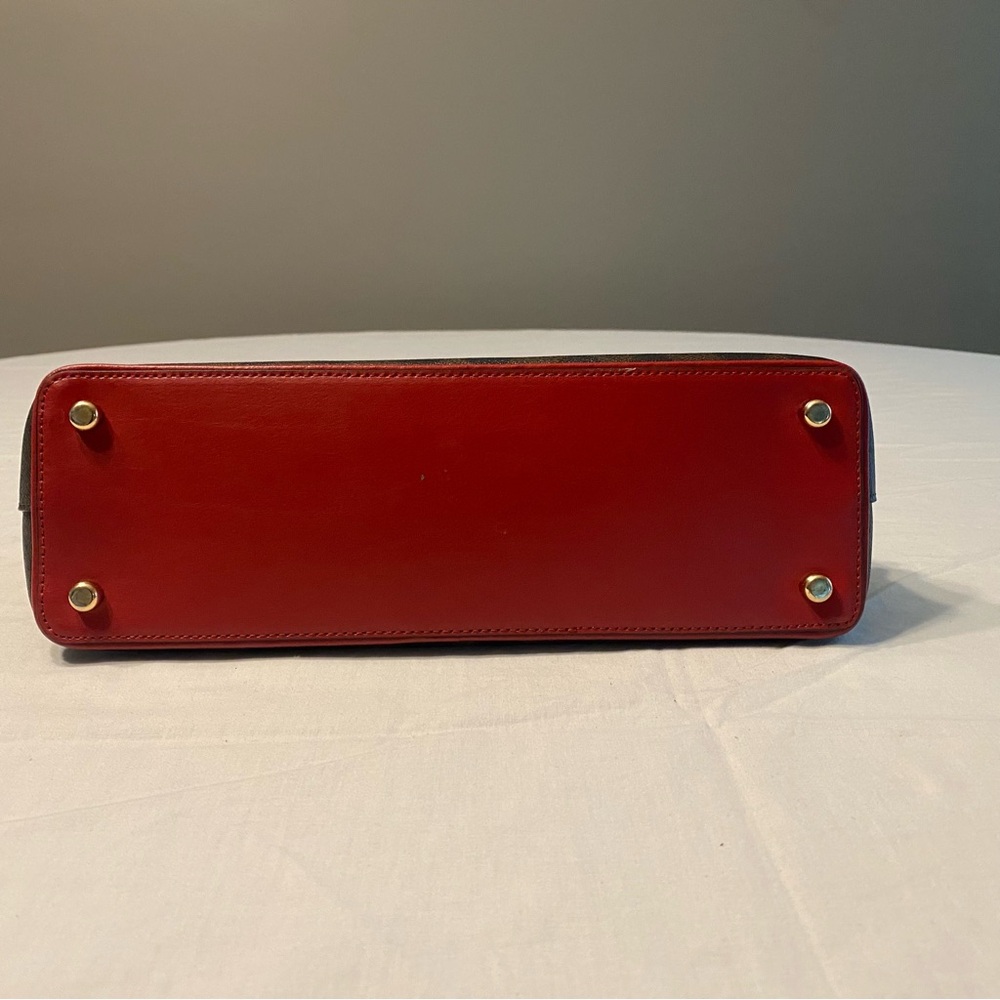 Coach Brown and Red Women's Handbag - Picture 3 of 9